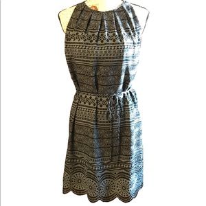 Ann Taylor Loft Geometric Print Dress